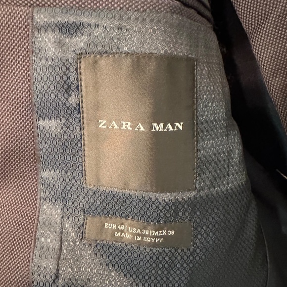 Zara Mens Suit Jacket Blazer & Pants - Picture 4 of 4